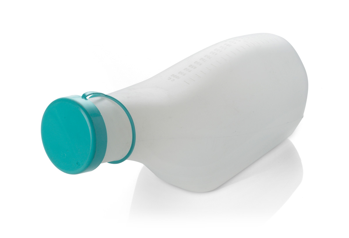 Male Urinal Bottle with cap UM1000 Warwick SASCo Ltd.